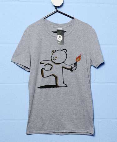 Banksy Teddy Unisex T-Shirt 8Ball
